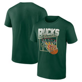 Milwaukee Bucks Alley Oop T-Shirt - Hunter Green on sale