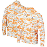 Houston Astros Digital Camo Performance Quarter-Zip Pullover Jacket Orange