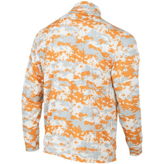 Houston Astros Digital Camo Performance Quarter-Zip Pullover Jacket Orange