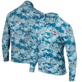 Toronto Blue Jays Digital Camo Performance Quarter-Zip Pullover Jacket Royal