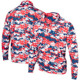 Minnesota Twins Digital Camo Performance Quarter-Zip Pullover Jacket Red