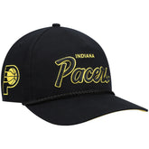 Indiana Pacers '47 Crosstown Script Hitch Snapback Hat - Black on sale