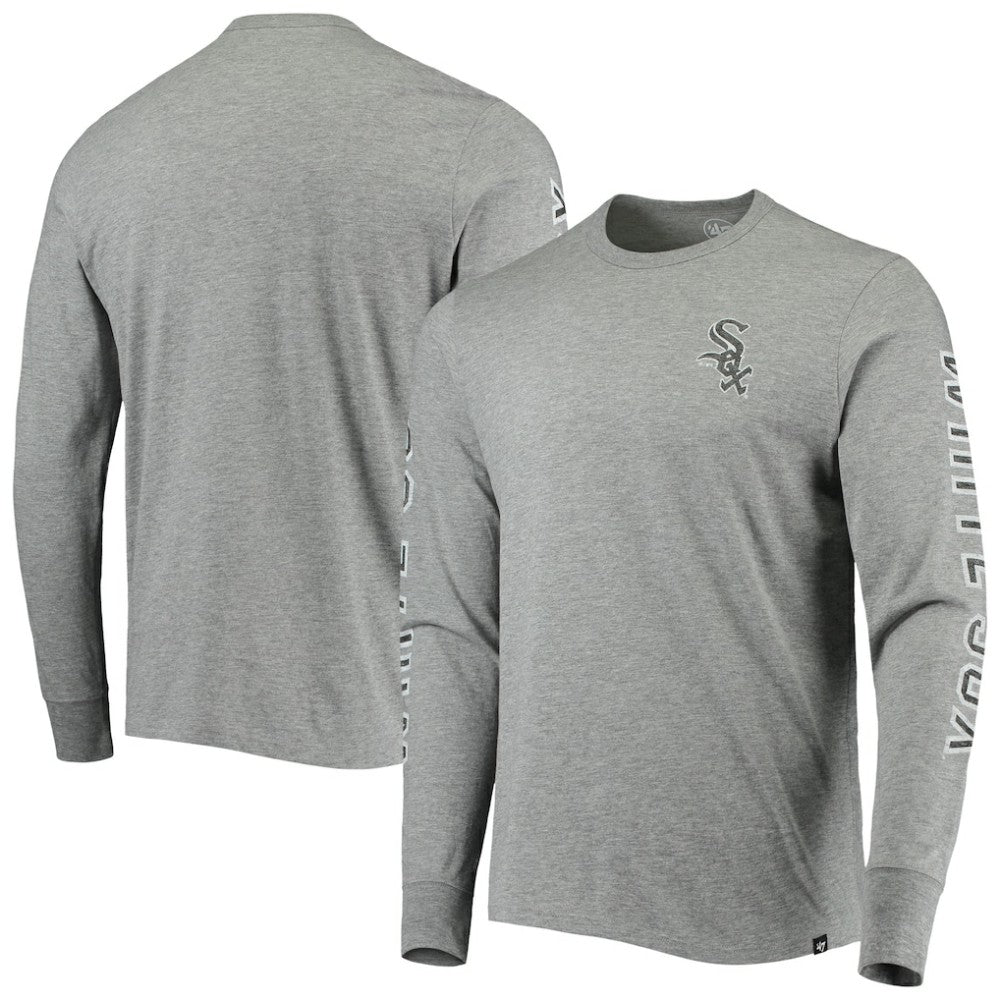 Chicago White Sox Team Long Sleeve T-Shirt Heathered Gray