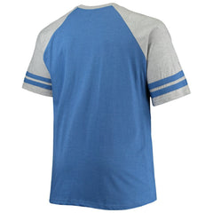 Toronto Maple Leafs Big & Tall Raglan T-Shirt - Heathered Blue T-shirts