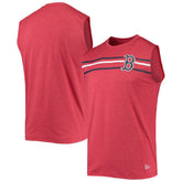 Boston Red Sox Muscle Tank Top Heathered Red