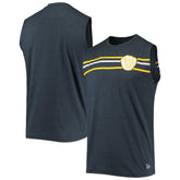 Milwaukee Brewers Muscle Tank Top Heathered Navy