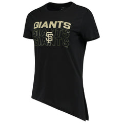 San Francisco Giants Levelwear Women's Birch Delta Asymmetrical T-Shirt Black