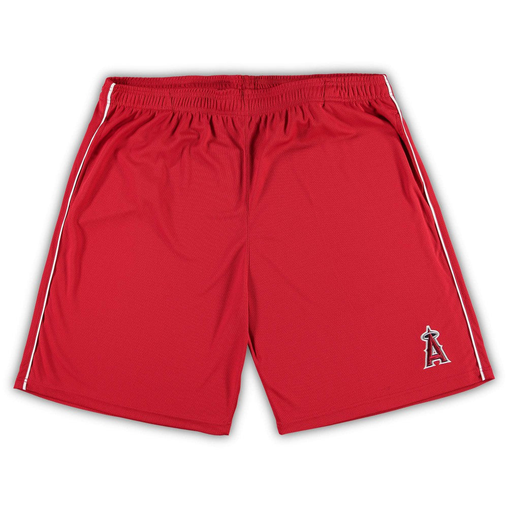 Los Angeles Angels Big & Tall Mesh Shorts Red