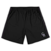 Colorado Rockies Big & Tall Mesh Shorts Black