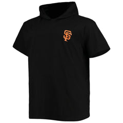 San Francisco Giants Big & Tall Jersey Short Sleeve Pullover Hoodie T-Shirt Black