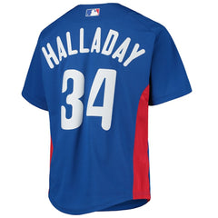 Roy Halladay Philadelphia Phillies Youth Cooperstown Collection Mesh Batting Practice Jersey Royal