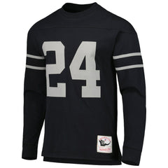 Charles Woodson Oakland Raiders Retired Player Name & Number Long Sleeve Top - Black cheap