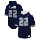 Emmitt Smith Dallas Cowboys Retired Player Mesh Name & Number Hoodie T-Shirt - Navy online