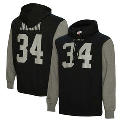 Bo Jackson Las Vegas Raiders Retired Player Name & Number Pullover Hoodie - Black online