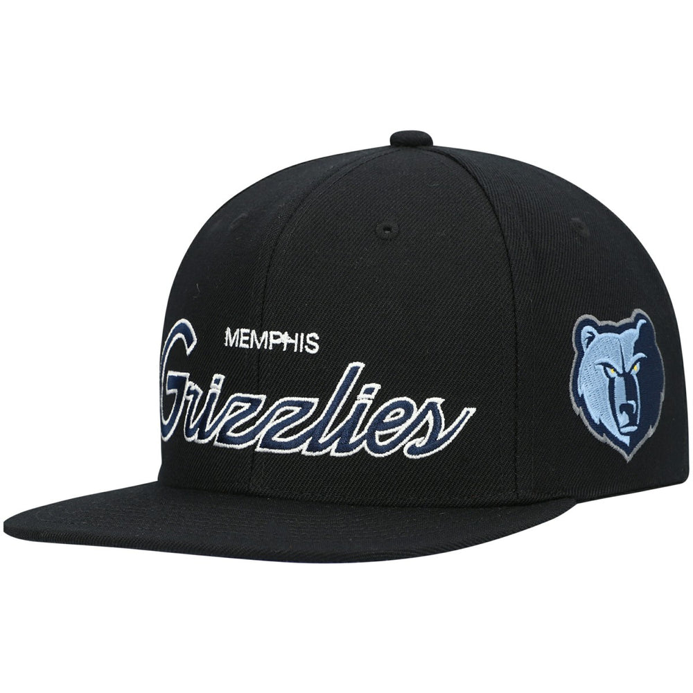Memphis Grizzlies Hardwood Classics Script 2.0 Snapback Hat - Black online