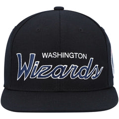 Washington Wizards Hardwood Classics Script 2.0 Snapback Hat - Black online