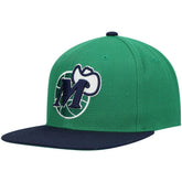 Dallas Mavericks Hardwood Classics Team Two-Tone 2.0 Snapback Hat sale - Green/Navy outlet
