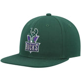 Milwaukee Bucks Hardwood Classics Team Ground 2.0 Snapback Hat - Green shop