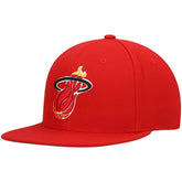 Miami Heat Hardwood Classics Team Ground 2.0 Snapback Hat - Red discount