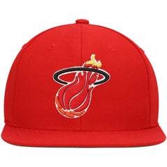 Miami Heat Hardwood Classics Team Ground 2.0 Snapback Hat - Red discount