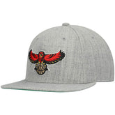 Atlanta Hawks Hardwood Classics Team 2.0 Snapback Hat - Heathered Gray on sale
