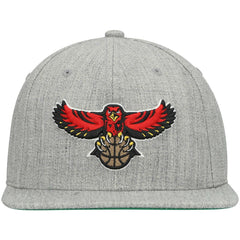 Atlanta Hawks Hardwood Classics Team 2.0 Snapback Hat - Heathered Gray on sale