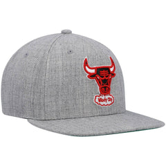 Chicago Bulls Hardwood Classics Team 2.0 Snapback Hat - Heathered Gray on sale
