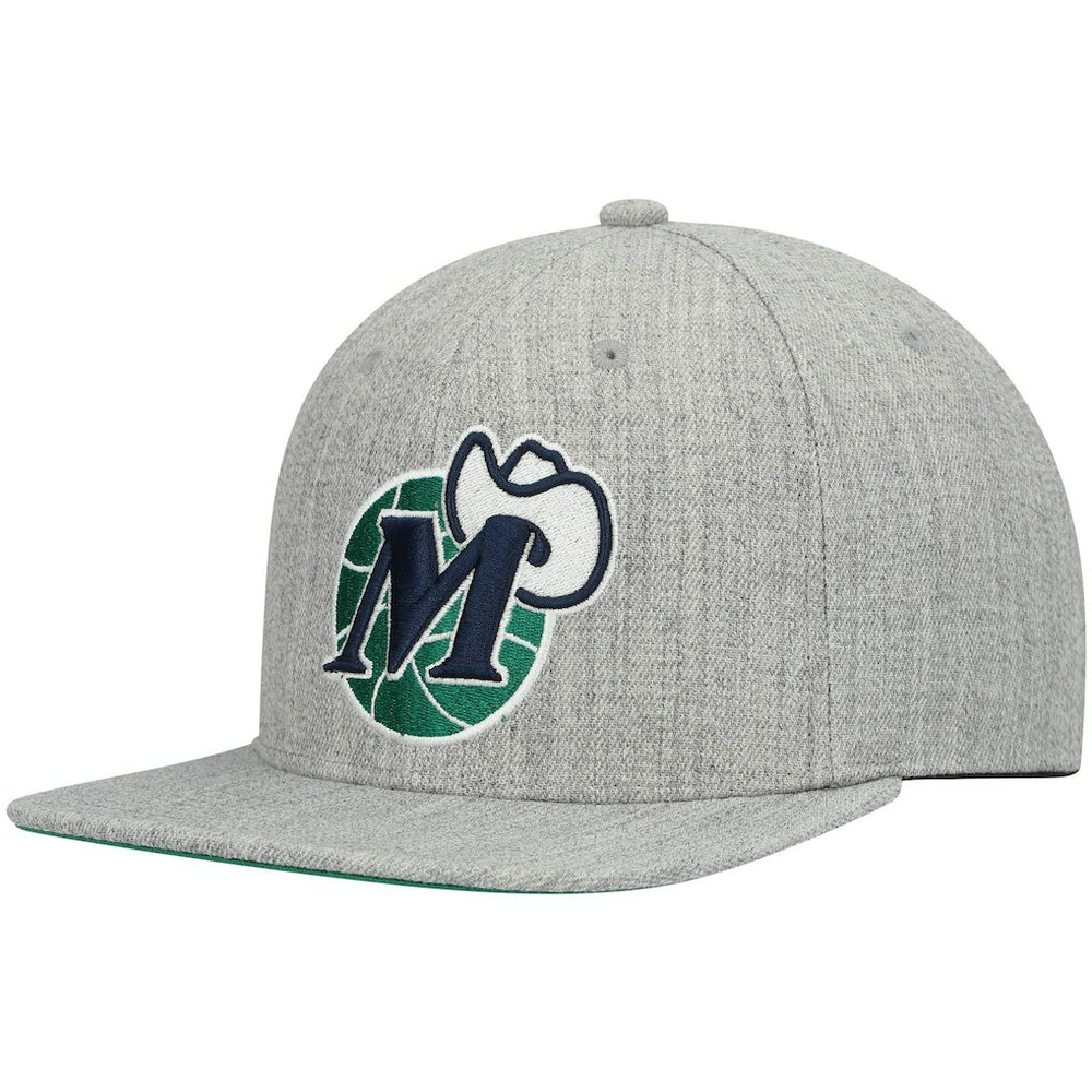 Dallas Mavericks Hardwood Classics Team 2.0 Snapback Hat sale - Heathered Gray on sale
