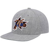 Philadelphia 76ers Hardwood Classics Team 2.0 Snapback Hat - Heathered Gray cheap