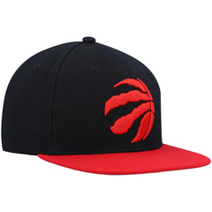Toronto Raptors Team Two-Tone 2.0 Snapback Hat - Black/Red discount