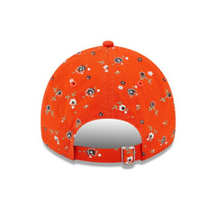 Cleveland Browns New Era Women's Floral 9TWENTY Adjustable Hat - Orange discount