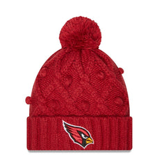 Arizona Cardinals New Era Women's Toasty Cuffed Knit Hat with Pom - Cardinal outlet