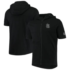 St. Louis Cardinals Levelwear Recruit Short Sleeve Full-Zip Hoodie Jacket Black