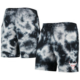 Chicago Bulls Fleece Tie-Dye Shorts - Black for sale