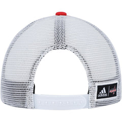 Washington Capitals adidas Team Plate Trucker Snapback Hat - Red/White Hats