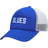 St. Louis Blues adidas Team Plate Trucker Snapback Hat - Blue/White Hats