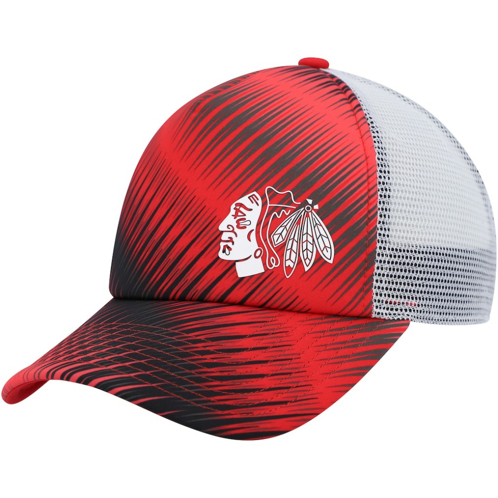Chicago Blackhawks adidas Women's Graphic Foam Trucker Snapback Hat - Red/White Hats