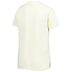 Los Angeles Rams New Era Women's Chrome Sideline T-Shirt - Cream on sale