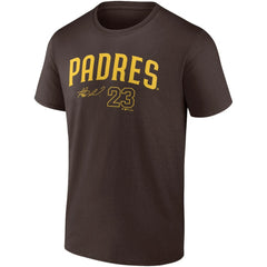 Fernando Tatis Jr. San Diego Padres Player Name & Number T-Shirt Brown