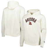 Arizona Cardinals New Era Sideline Chrome Pullover Hoodie - Cream outlet
