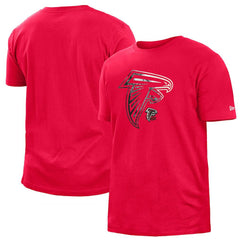Atlanta Falcons New Era 2022 Sideline Ink Dye T-Shirt - Red outlet