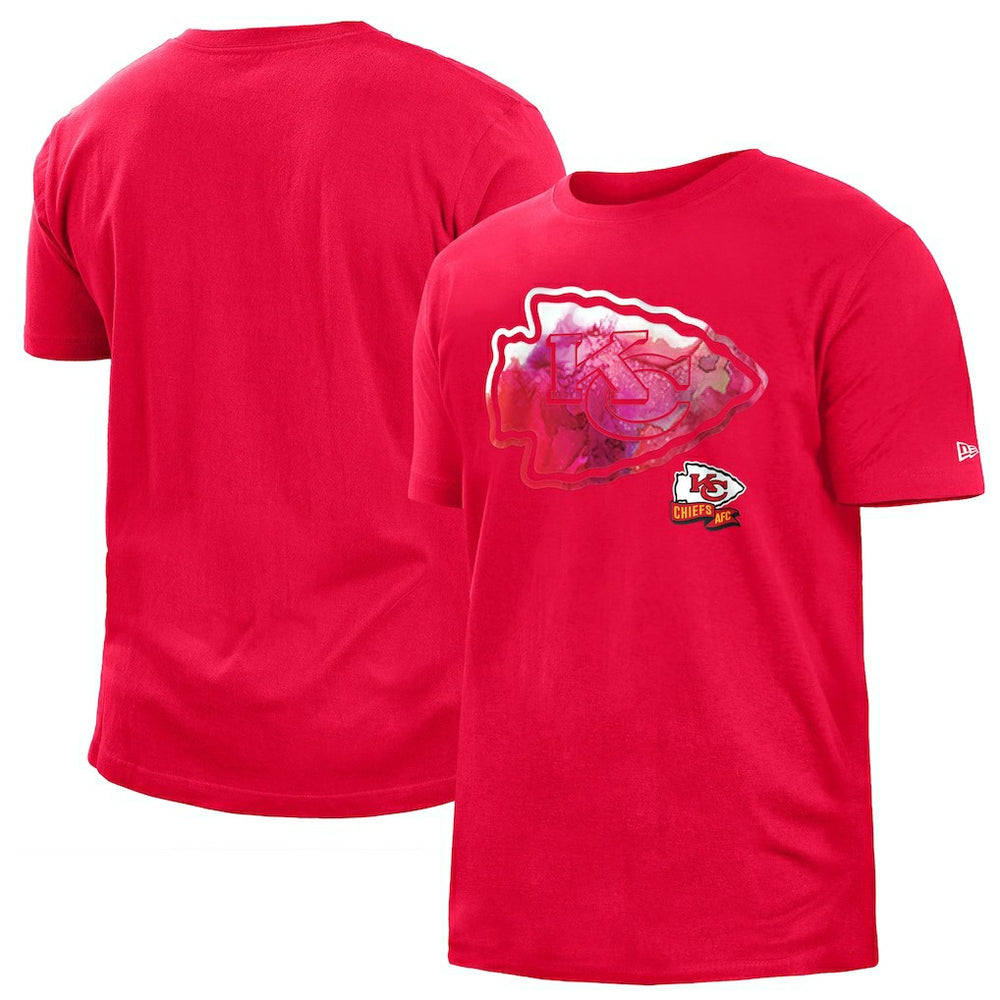 Kansas City Chiefs New Era 2022 Sideline Ink Dye T-Shirt - Red cheap