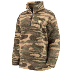 Pittsburgh Penguins G-III Sports by Carl Banks Women's Sherpa Quarter-Zip Jacket - Camo Jackets