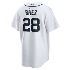 Javier Baez Detroit Tigers Home Replica Player Jersey White