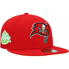 Tampa Bay Buccaneers New Era Super Bowl XXXVII Citrus Pop 59FIFTY Fitted Hat - Scarlet sale