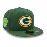 Green Bay Packers New Era Super Bowl XXXI Citrus Pop 59FIFTY Fitted Hat - Green discount