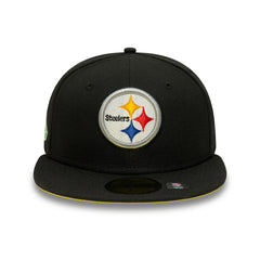 Pittsburgh Steelers New Era Super Bowl XL Citrus Pop 59FIFTY Fitted Hat - Black discount