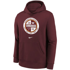 Washington Commanders Youth Alternate Logo Pullover Hoodie - Burgundy outlet