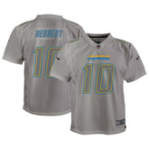 Justin Herbert Los Angeles Chargers Youth Atmosphere Game Jersey - Gray discount