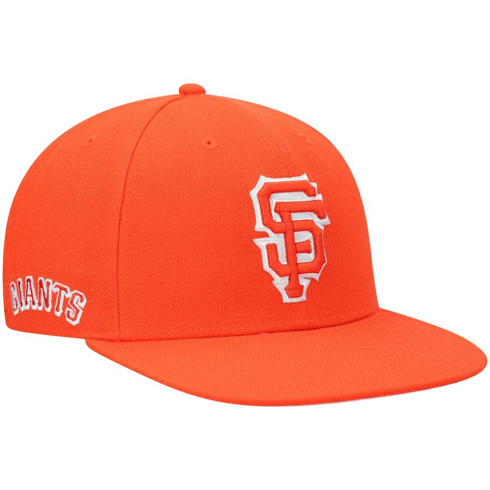 San Francisco Giants 2021 City Connect Captain Snapback Hat Orange